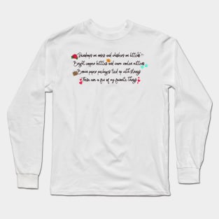 Sound of Music My Favorite Things Long Sleeve T-Shirt